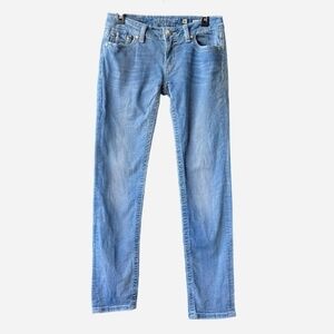 Y2K MISS ME Sunny Low-Rise Skinny Light Wash Jeans